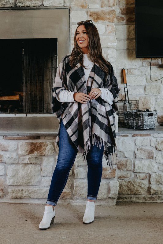 The Isabella One Size Shawl/Ponchos