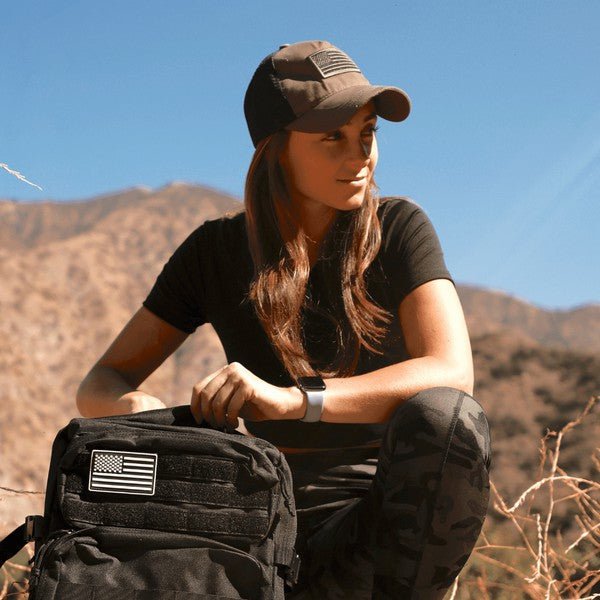 American Flag Unisex Trucker Hat - Robbi & Angel