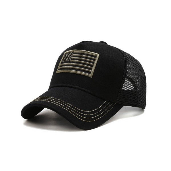 American Flag Unisex Trucker Hat - Robbi & Angel