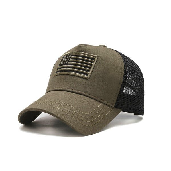 American Flag Unisex Trucker Hat - Robbi & Angel