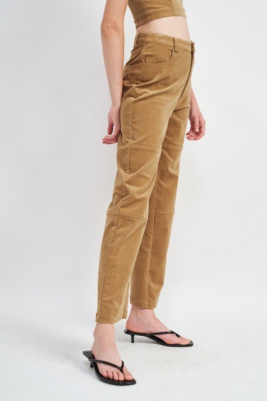 RELAXED FIT CORDUROY PANTS - Robbi & Angel