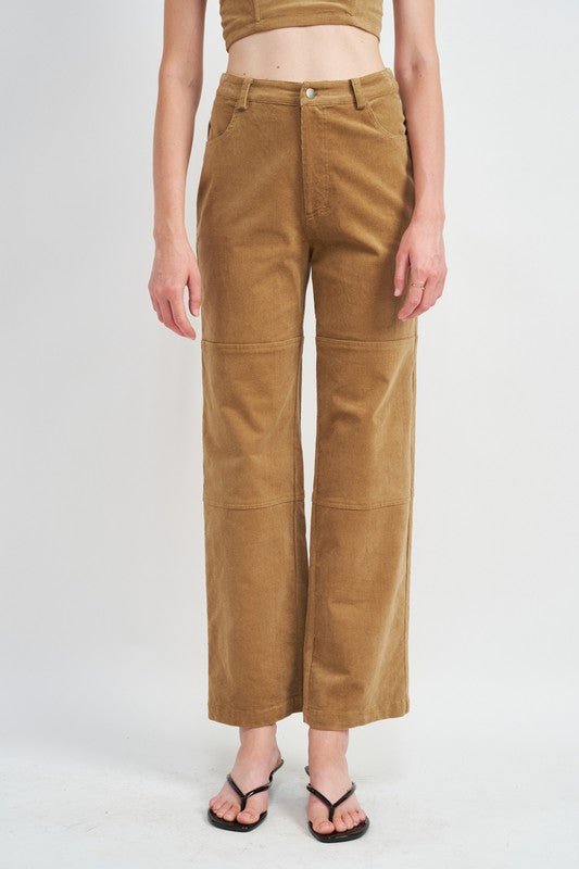 RELAXED FIT CORDUROY PANTS - Robbi & Angel