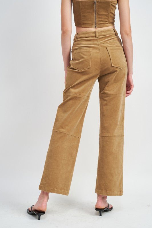 RELAXED FIT CORDUROY PANTS - Robbi & Angel