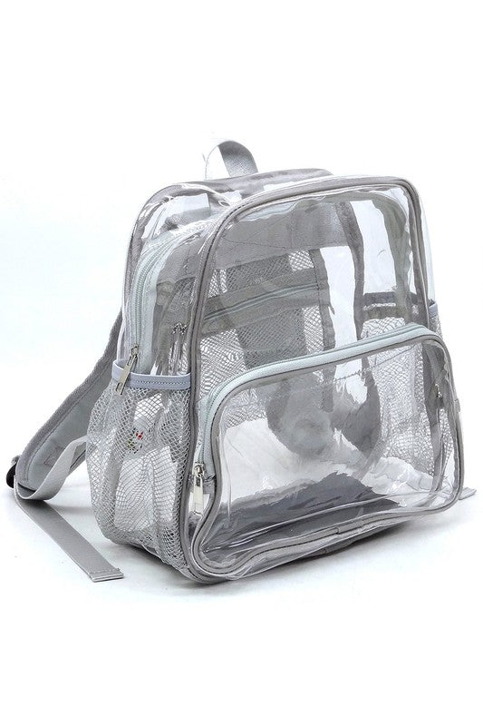 See Thru Clear Bag Backpack School Bag - Robbi & Angel