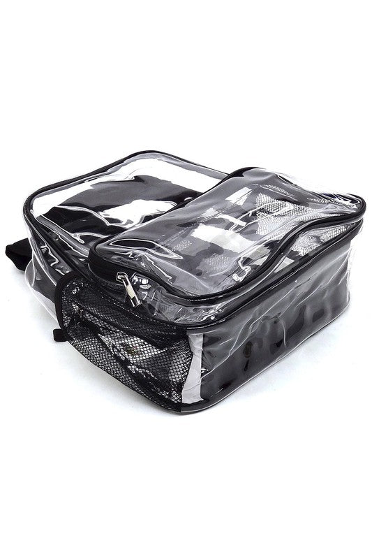 See Thru Clear Bag Backpack School Bag - Robbi & Angel