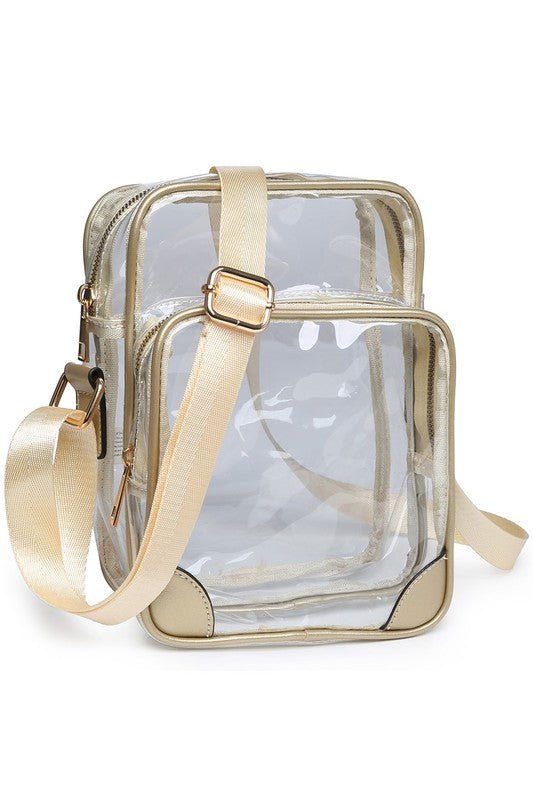 See Thru Multi Compartment Crossbody Bag - Robbi & Angel