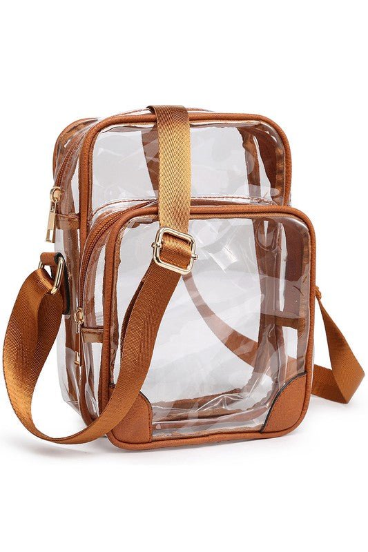 See Thru Multi Compartment Crossbody Bag - Robbi & Angel