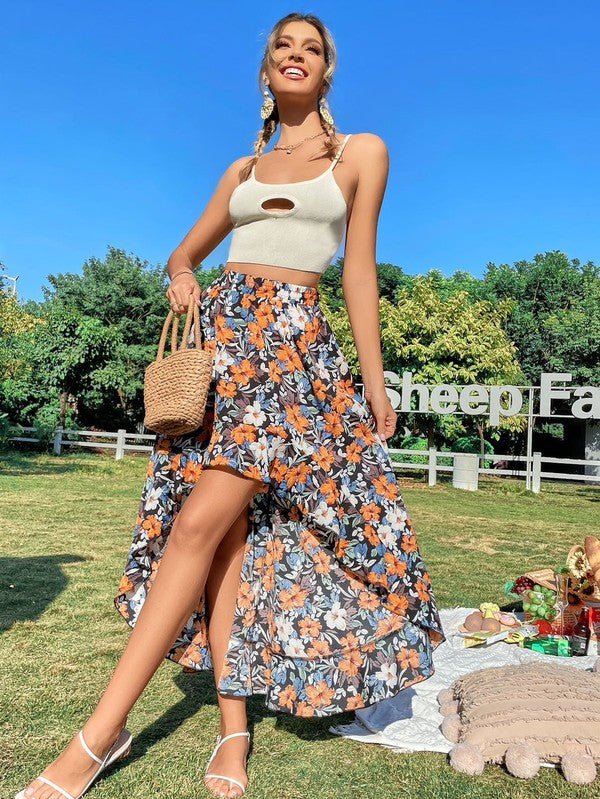 High low ruffle skirt - Robbi & Angel