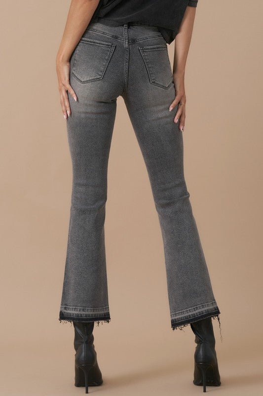 HIGH RISE CROP BOOT DENIM - Robbi & Angel