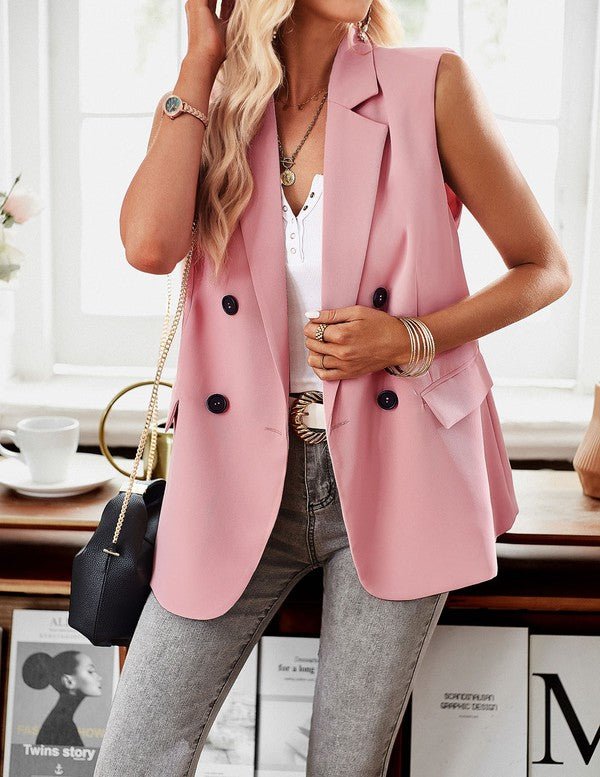 Double breasted blazer vest - Robbi & Angel