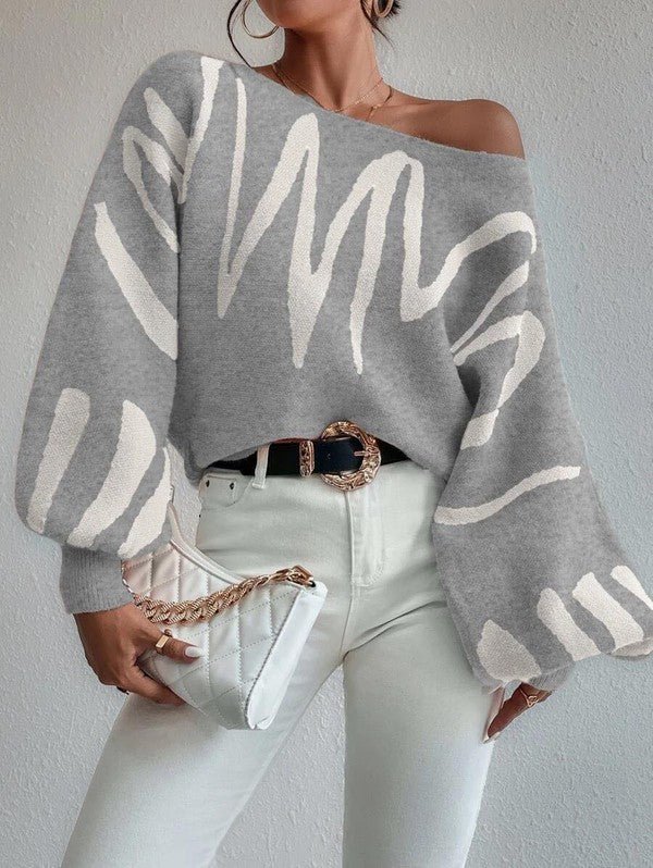 Oversized balloon sleeve sweater - Robbi & Angel