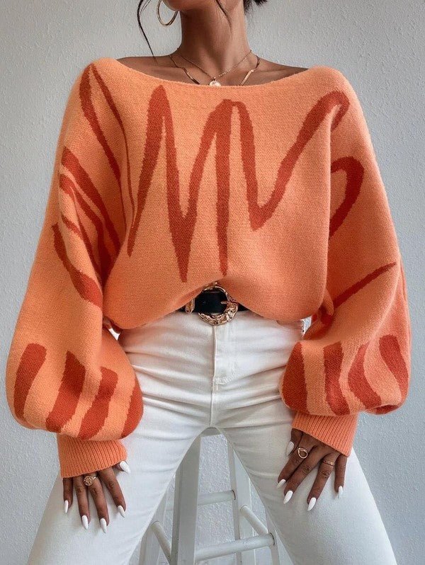 Oversized balloon sleeve sweater - Robbi & Angel