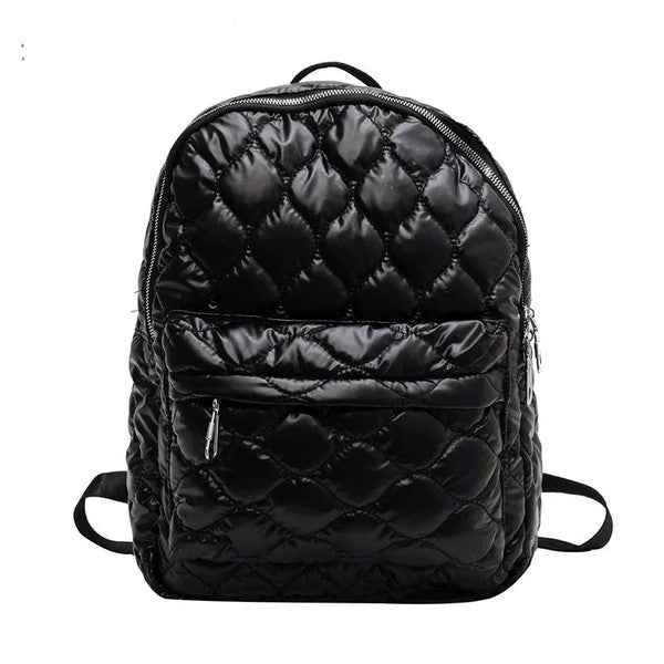 Jade Metallic Puffer Backpack - Robbi & Angel