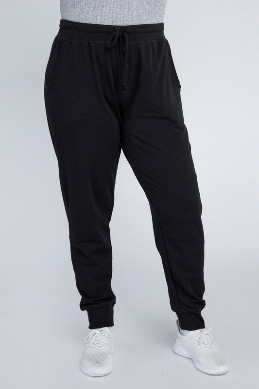 Plus-Size Jogger Pants - Robbi & Angel