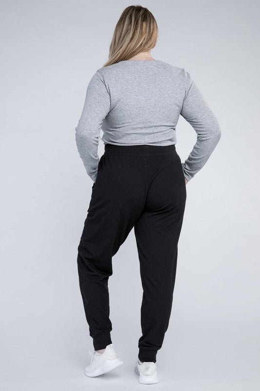 Plus-Size Jogger Pants - Robbi & Angel