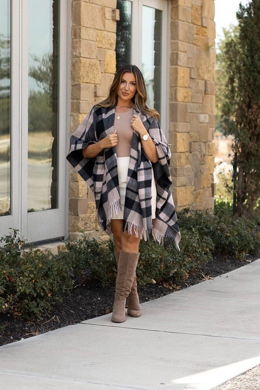 The Isabella One Size Shawl/Ponchos