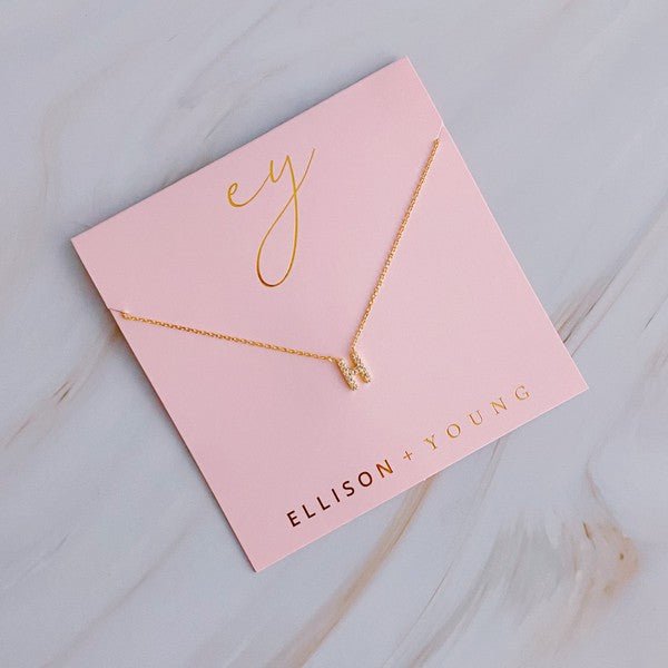 Understated Beauty Initial Necklace - Robbi & Angel
