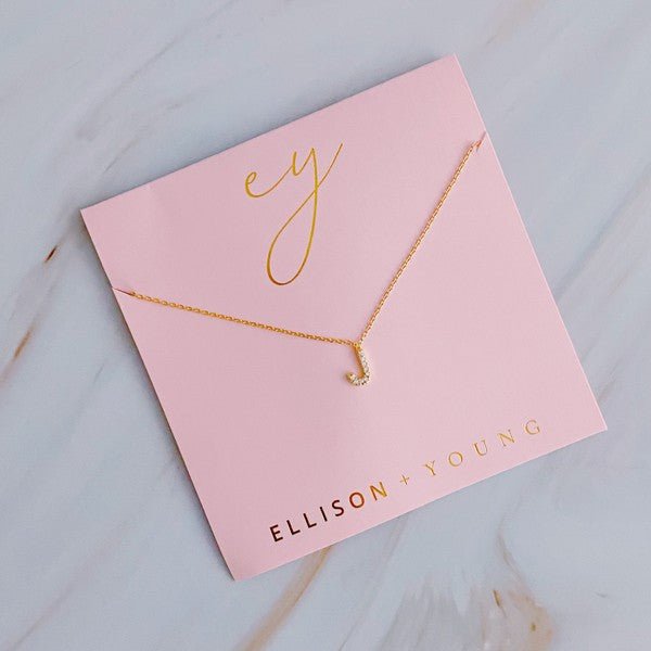 Understated Beauty Initial Necklace - Robbi & Angel