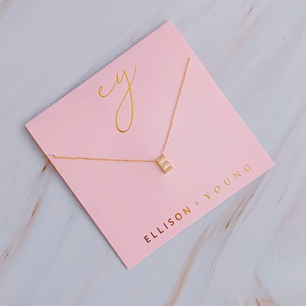 Understated Beauty Initial Necklace - Robbi & Angel