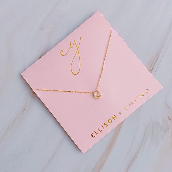 Understated Beauty Initial Necklace - Robbi & Angel