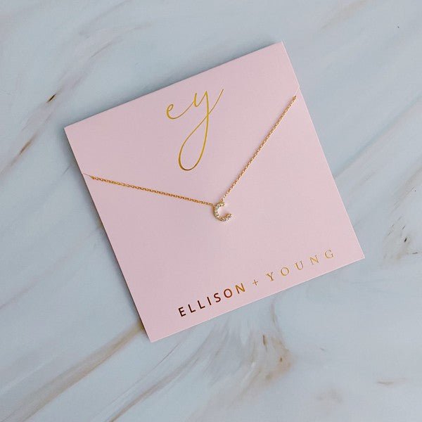 Understated Beauty Initial Necklace - Robbi & Angel