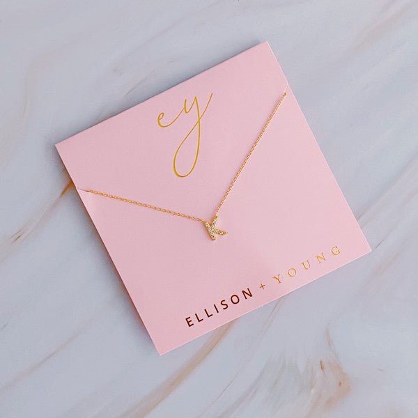 Understated Beauty Initial Necklace - Robbi & Angel