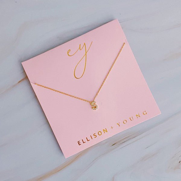 Understated Beauty Initial Necklace - Robbi & Angel