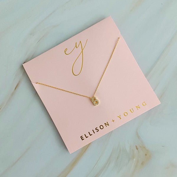 Understated Beauty Initial Necklace - Robbi & Angel