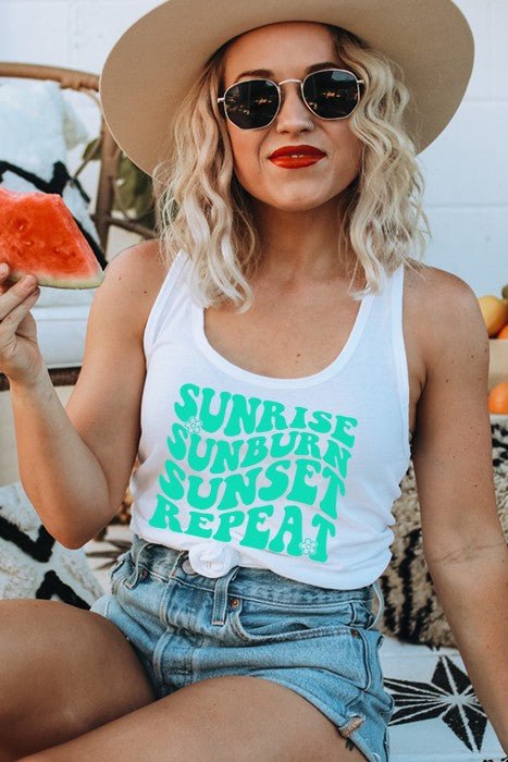 Sunrise Sunburn Tank - Robbi & Angel