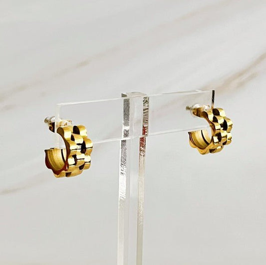 Mini Luxe Hoop Earrings - Robbi & Angel