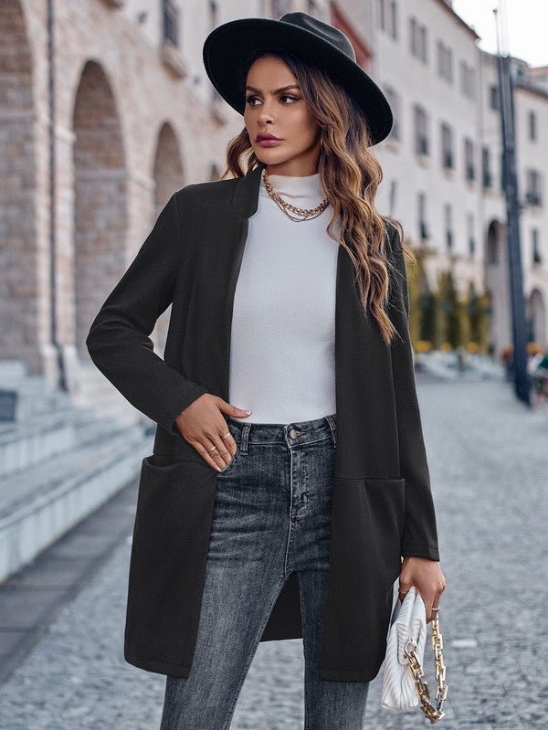 Long open front blazer - Robbi & Angel