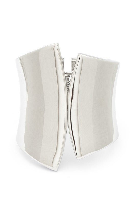 Shiny Statement Hinged Bangle