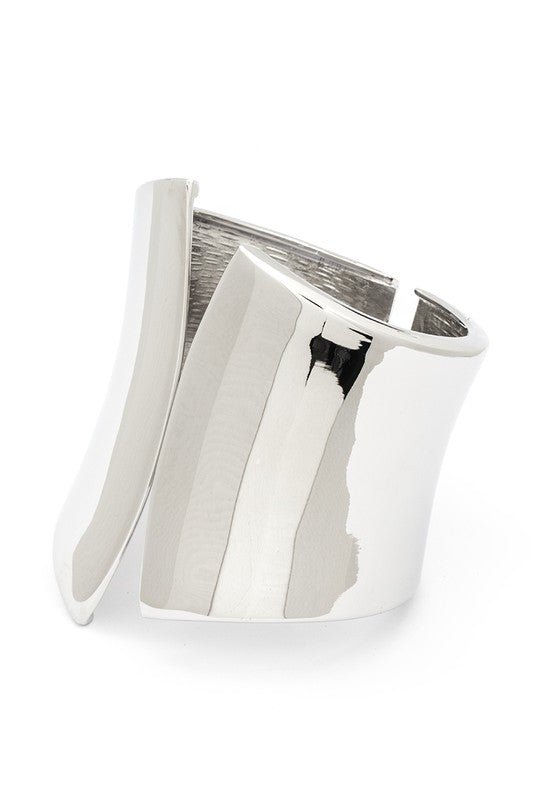 Shiny Statement Hinged Bangle