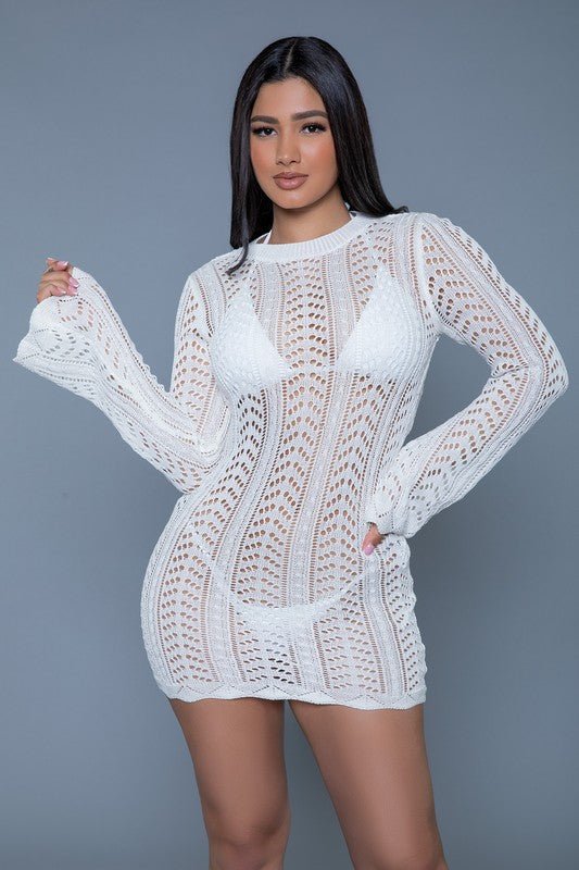 Kinsley Crochet Mini Dress - Robbi & Angel