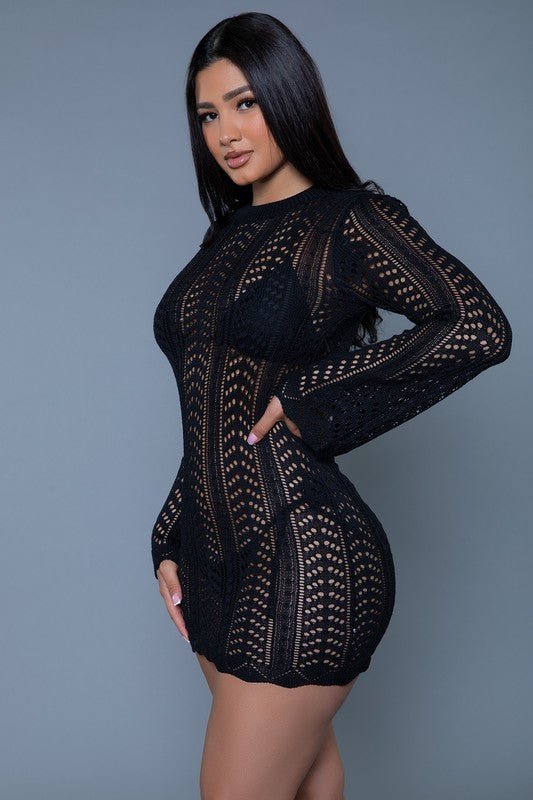 Kinsley Crochet Mini Dress - Robbi & Angel