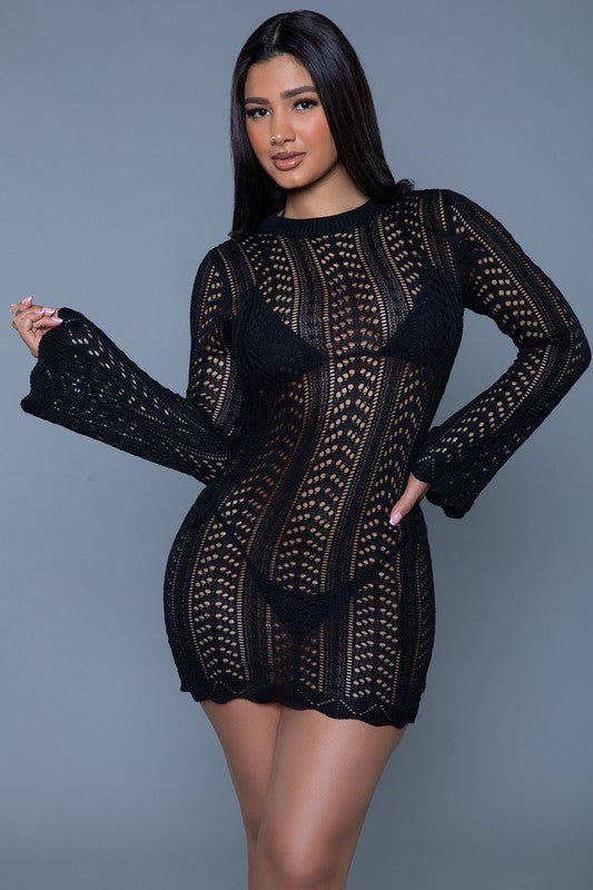 Kinsley Crochet Mini Dress - Robbi & Angel