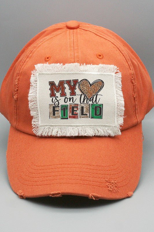 Game Day My Heart on that Field Patch Hat