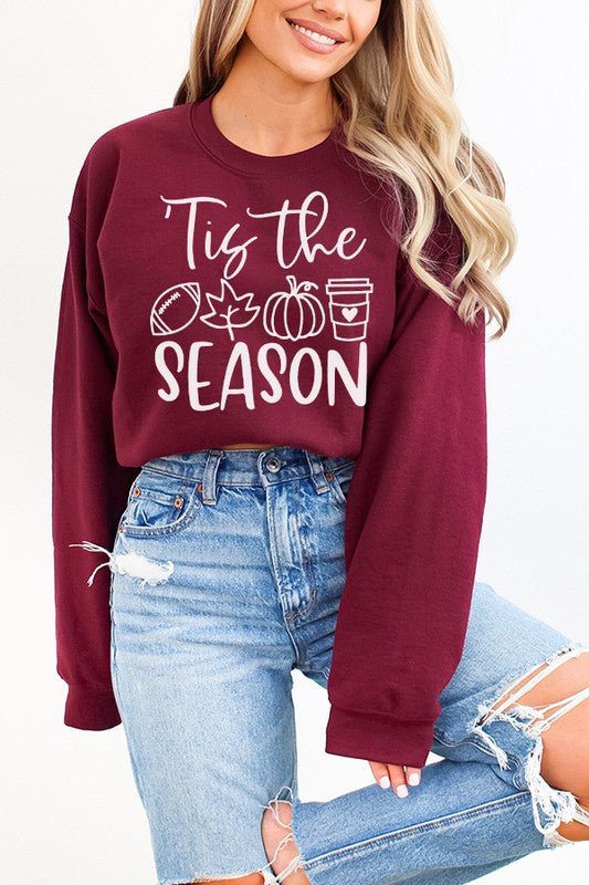 Tis The Season Football Pumpkin Sweatshirt