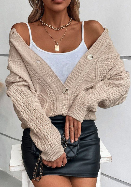 Cable Knit Cardigan - Robbi & Angel