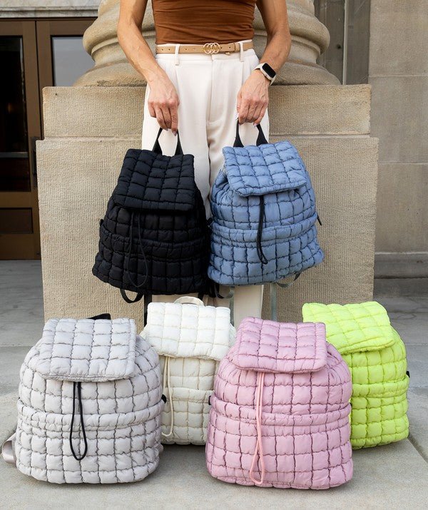 Stevie Quilted Puffer Backpack - Robbi & Angel