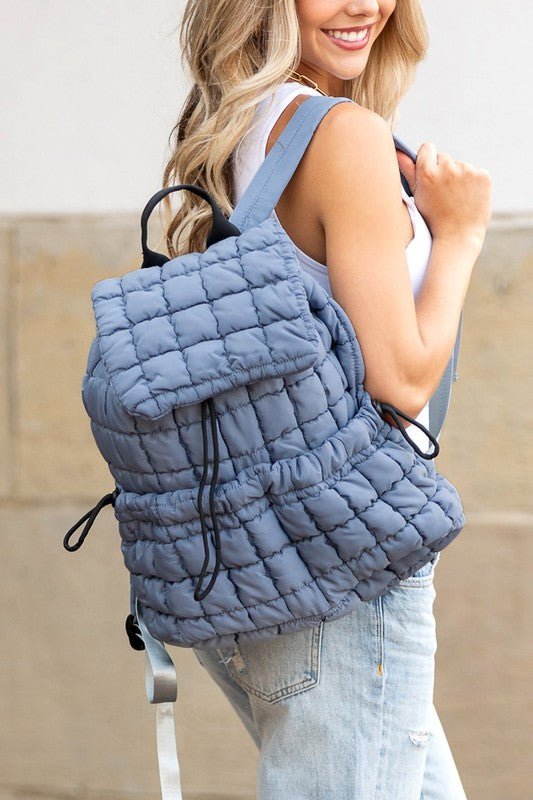 Stevie Quilted Puffer Backpack - Robbi & Angel