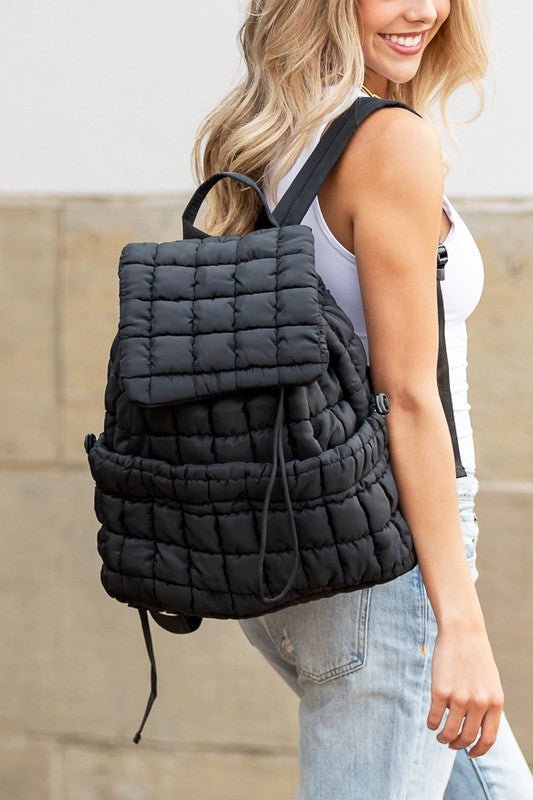 Stevie Quilted Puffer Backpack - Robbi & Angel