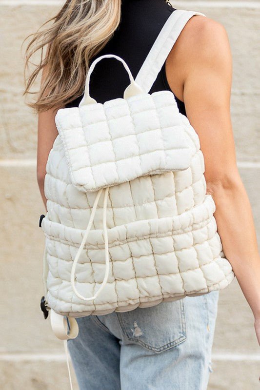 Stevie Quilted Puffer Backpack - Robbi & Angel