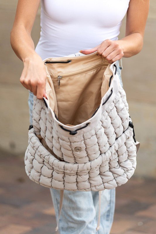 Stevie Quilted Puffer Backpack - Robbi & Angel