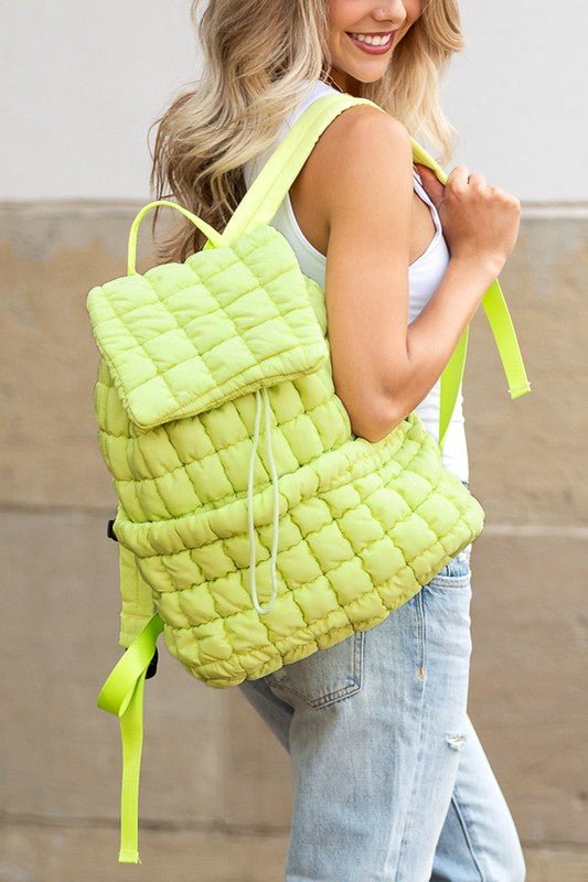 Stevie Quilted Puffer Backpack - Robbi & Angel