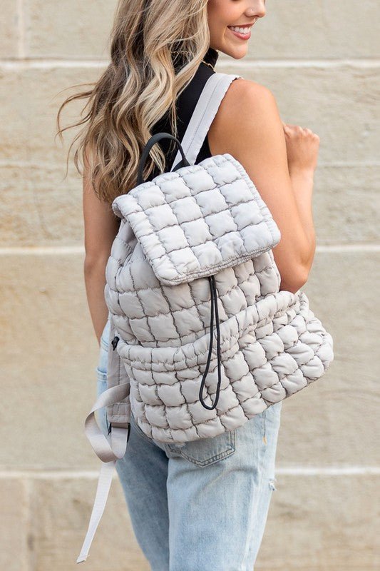 Stevie Quilted Puffer Backpack - Robbi & Angel