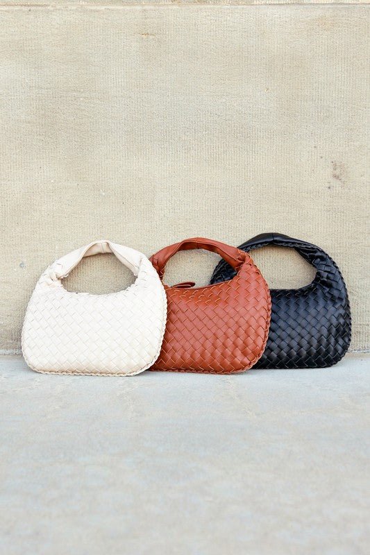 Paige Woven Handbag - Robbi & Angel