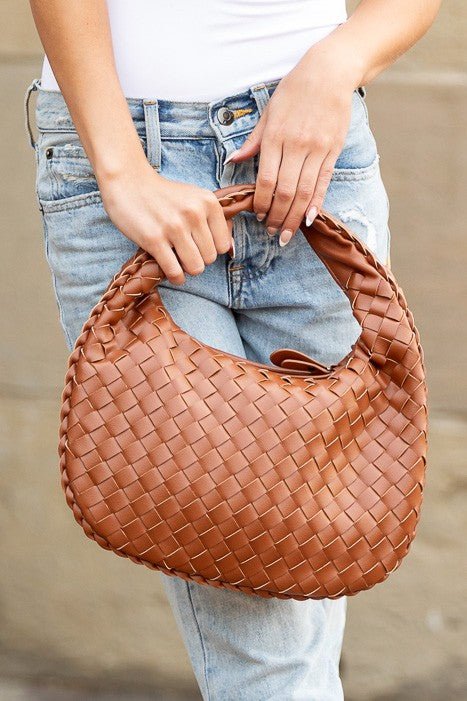 Paige Woven Handbag - Robbi & Angel