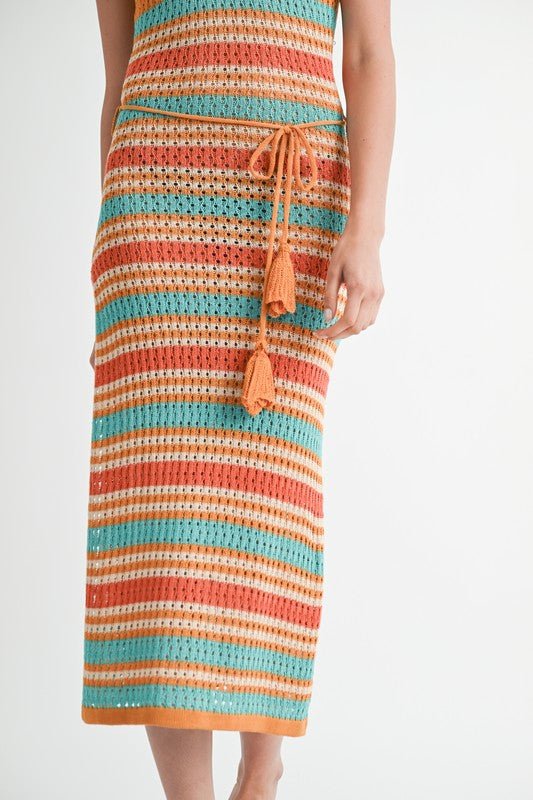 SCOOP NECK CROCHET MAXI DRESS - Robbi & Angel