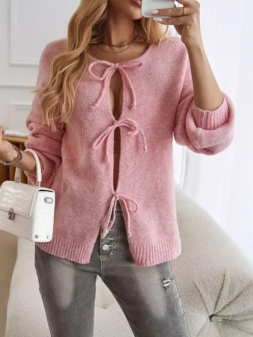 Tie front Cardigan - Robbi & Angel